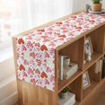 thumbnail image 6 of Table Runners 72 Inches Long Dress Scarves, Valentine's Day Farmhouse Kitchen Table Runner, Coffee Tablerunners, Colorful Heart Love Modern Minimalist 18x72 Inch, 6 of 9