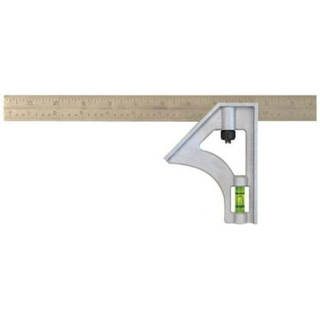 Johnson Level 415EM 12 inch Structo-Cast Inch & Metric Combination Square
