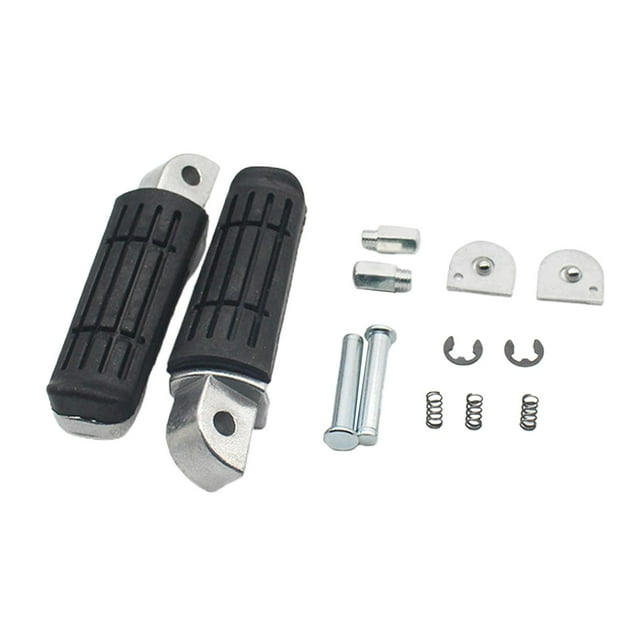 Juego de pedales de motocicleta Cola 2 piezas para Trasero aluminio