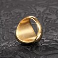 thumbnail image 6 of K-KED Mens Yin Ying Yang Blue Sandstone Ring Men Stainless Steel Size 7-13-10-Gold, 6 of 6
