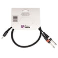 thumbnail image 4 of Cable FocuProAudio FPA-Y CABLE3 Stereo Breakout TRS dual a 1/4 pulgadas TS de 3,5 mm (3 pies), 4 of 4