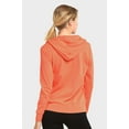 thumbnail image 4 of 2 Packs of Women's Lightweight Cotton Blend Long Sleeve Zip Up Thin Hoodie Jacket, 4 of 4