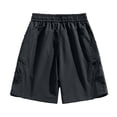 thumbnail image 5 of Women's Hiking Cargo Shorts Lightweight Bermuda Shorts with Multi Pockets for Travel Athletic Golf Casual Black 3XL, 5 of 6