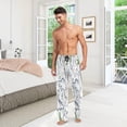 thumbnail image 7 of FREEAMG Childish Dinosaur Pattern Pajama Pants for Men, Men's Separate Bottoms, Pure Cotton Comfortable Lounge Pants?61?, 7 of 7