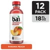Bai Gluten-Free, Panama Peach, Antioxidant Infused Drink, 18 Fl Oz, 12 Pack Bottles
