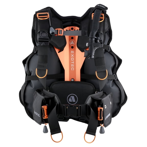 Apeks Exotec BCD - Black/Orange - XLarge/XXLarge