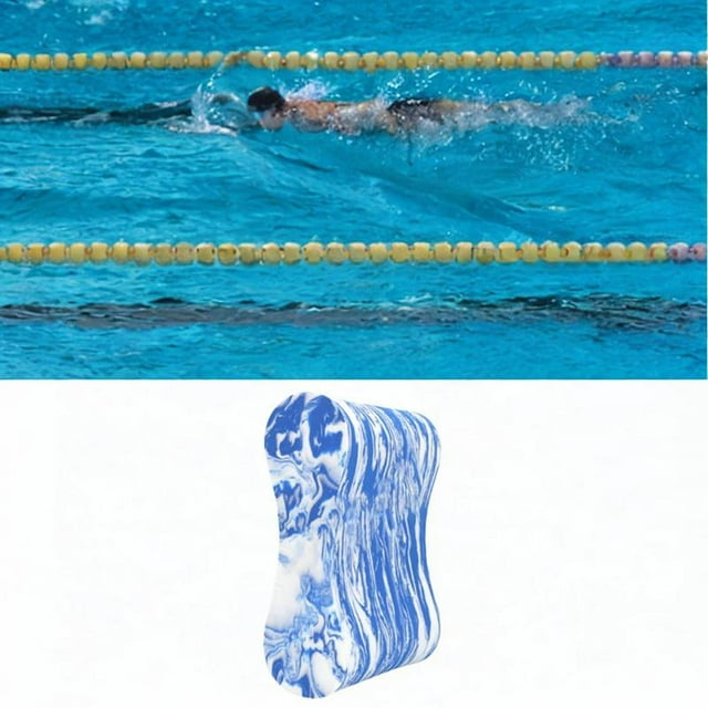 Boya de tracción para piernas y caderas, soporte para equipo de piscina, ejercicios acuáticos y fitness Azul