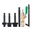 thumbnail image 1 of Car Oil Filling Filler Adapter Kit Auto Transmission Fluid Connector Fuel Dispenser Connector with Self-locking Interface Ball Valves Set, 1 of 6