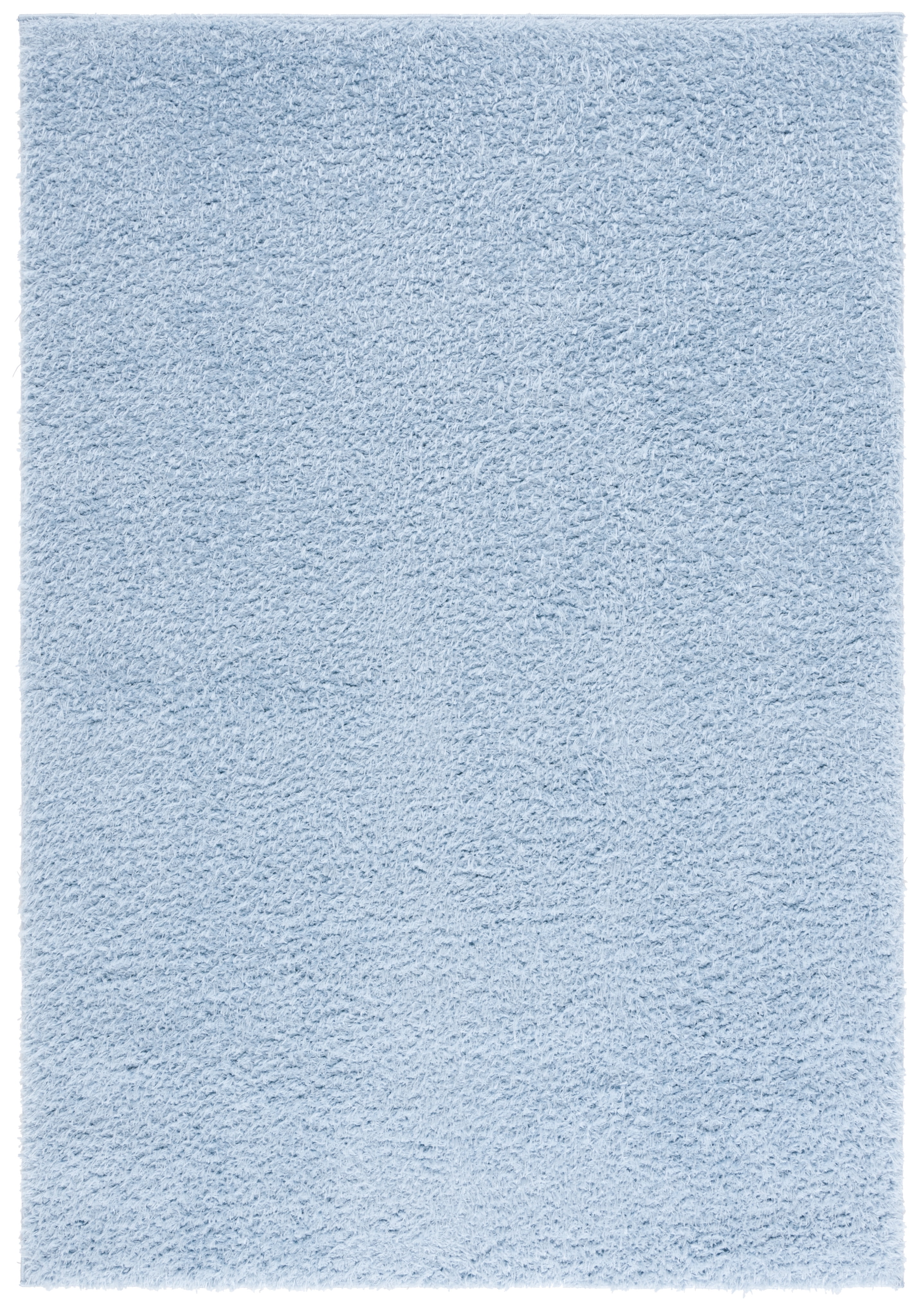 Safavieh Lindsay Deborah Solid Polyester Shag Area Rug, Aqua, 6' x 9'