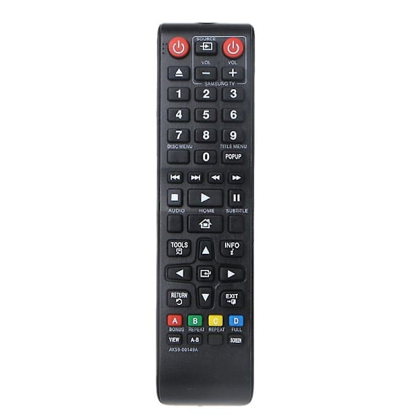 Remote Control AK59-00149A for Samsung DVD Bluray Player Bd-f5100 Bd-fm51 Bd-fm57c Bd-h5100 Bd-f5500 Bd-jm59 Bd-e5200 Bd-e5300 Bd-e5500 Bd