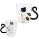 thumbnail image 1 of Taza transparente para gatos, taza para café, leche y gatos, de cristal, de gran claridad, 1 of 12