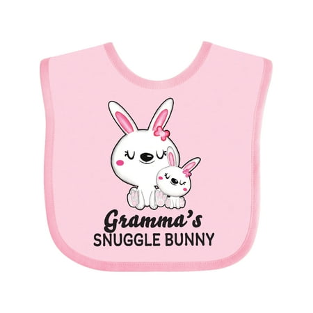 

Inktastic Grammas Snuggle Bunny Easter Gift Baby Girl Bib