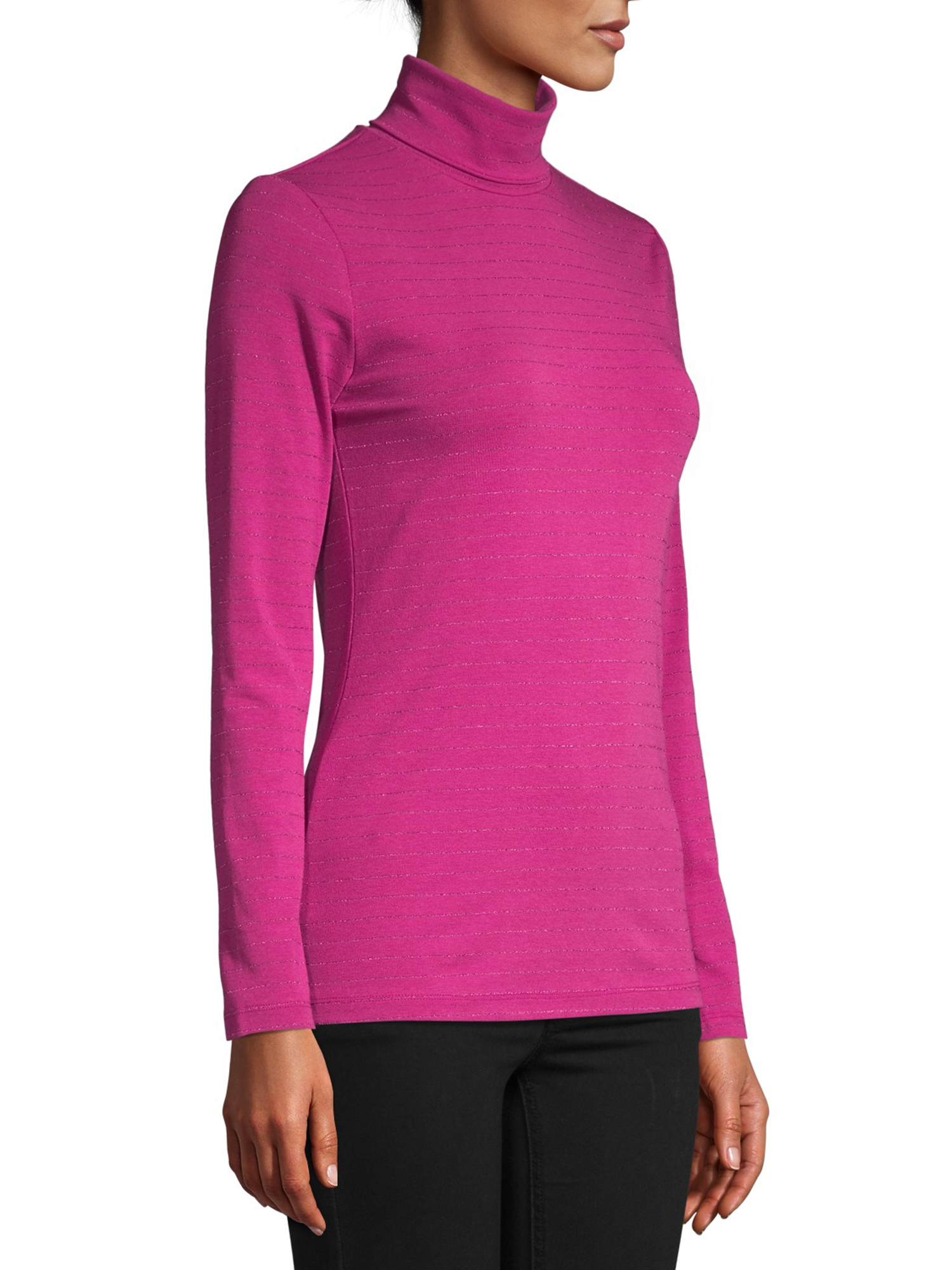 Time and Tru Women's Turtleneck Top 