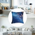 thumbnail image 5 of JRXY Gold and Blue Abstract Art Printed Pillowcase Set of 2 White, 5 of 7