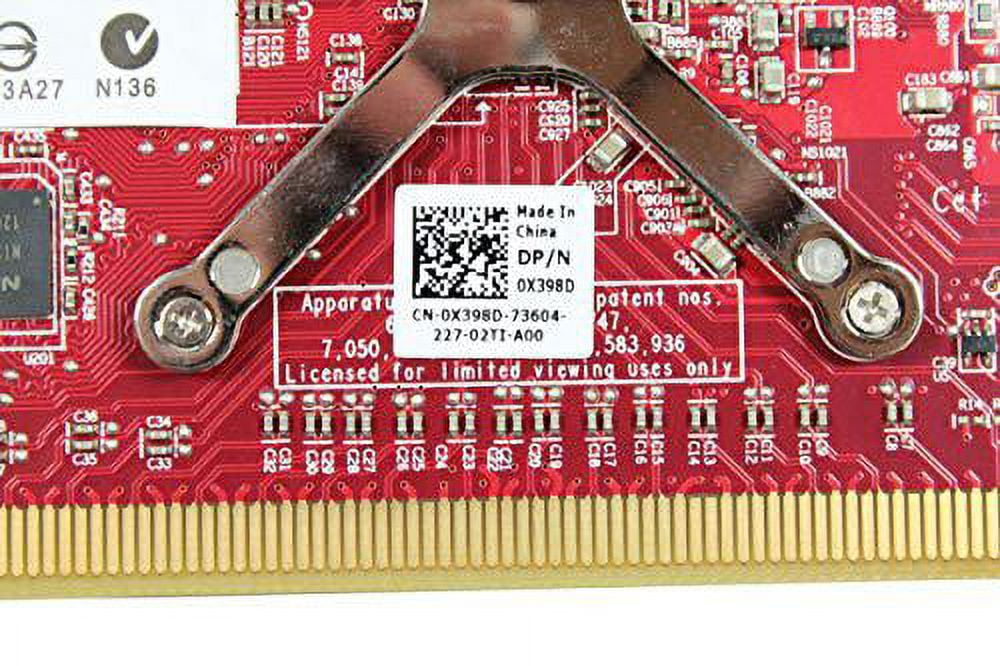 Dell X398D 256MB Radeon HD 3450 Full Height Graphics Card