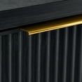 thumbnail image 5 of Better Homes & Gardens Lillian Fluted 2-Drawer Nightstand with USB, Black Wood Finish, 5 of 9