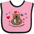 thumbnail image 3 of Inktastic 2 Homes 1 Heart Guatemala Boys or Girls Baby Bib, 3 of 4