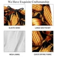 thumbnail image 4 of luoweisi Men's Beach Shorts Quick Dry Swim Trunks with Mesh Lining Thanksgiving Corn 2XL, 4 of 5