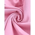 thumbnail image 4 of Pink Womens Slim Fit Ruched Halter Mini Dress With Tiered Flounce Skirt, 4 of 4