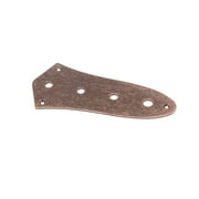 KD By AxLabs Steel J-Bass Style Control Plate, 4-Hole Deluxe - Antique Bronze