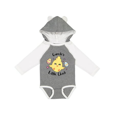 

Inktastic Happy Easter Guncle s Little Chick Gift Baby Girl Long Sleeve Bodysuit