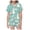 A6-Light Blue, variant on LRen Girls Easter Outfits Size 6 Cartoon Print Short Sleeve Shirts and Shorts Set Trendy Silk Button Up Collared Easter Home Outfit Set Easter Gifts for Girls