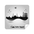 thumbnail image 1 of Egypt Morden City Airplane Pattern Glasses Cloth Screen Cleaner Suede Fabric 2 Pack, 1 of 2
