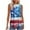 Blue-1, variant on VerPetridure American Flag Print Tank Tops Women USA Stars Stripes Patriotic T Shirt Summer Loose Vest Tees