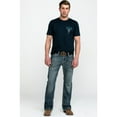 thumbnail image 3 of Rock  Roll Denim Men's Pistol Boot Cut Medium Wash Jeans M0P2602, 3 of 5
