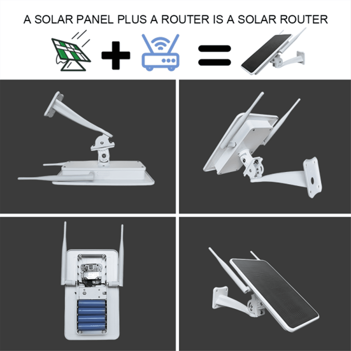 6W 4G Solar Router,WiFi Repeater,4G Router Solar Powered One Machine ,IP66 Waterproof