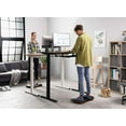 thumbnail image 2 of FEZIBO Standing Desk Anti Fatigue Mat Wooden Wobble Balance Board Stability Rocker with Ergonomic Design Comfort Floor Mat (Medium, Obsidian Black), 2 of 4