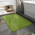 thumbnail image 4 of Zynviq Bathroom Rugs Solid Color 15.7" X 23.6" Bath Rugs Rubber Washable Green Rectangular Absorbent Small Rug for Sink, 4 of 6