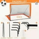 thumbnail image 3 of Black Children'S Football Goal Portable Foldable Mobile Training Football Goal, 3 of 5