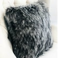 thumbnail image 3 of Plutus Cozy Siberian Husky Gray White Black Pillow 16"L x16"W, 3 of 3