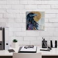 thumbnail image 3 of Epic Graffiti 'Raven 7' by St. Hilaire Elizabeth, Canvas Wall Art, 12"x12", 3 of 8