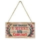 thumbnail image 1 of Diviértete Con Un Letrero Colgante De licencia De De Merry Little Christmas Yuyangstore Feliz Navidad Letrero de madera, 1 of 8