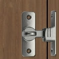 thumbnail image 3 of Security Zinc Alloy 90 180 Hardware Lock Sliding Degree Bathroom Easy G9k8 Install, 3 of 9