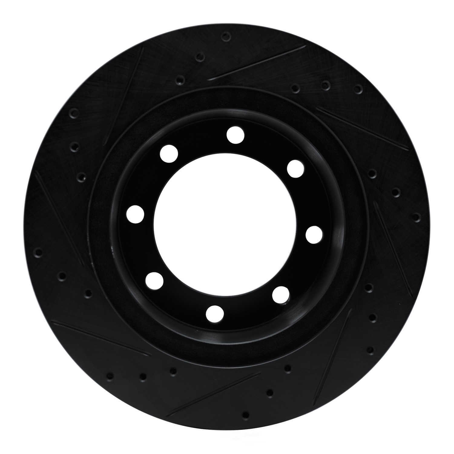 Dynamic Friction Company 633-40047R DFC Brake Rotor - Drilled And Slotted - Black