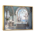 thumbnail image 2 of Designart "Bathroom Toilet Ethereal gracefulness" Bath & Laundry Floater Framed Canvas Art Print, 2 of 7