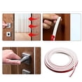 thumbnail image 2 of Silicone Door Weather Stripping Door Seal Strip, Self-Adhesive D-Shape Door Insulation Strip for Door Frame& Window, Seal Large Gaps, Easy to Cut & Install, 0.35x0.24", 2 of 8