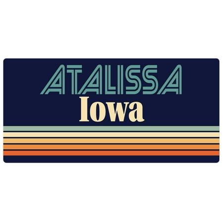 

Atalissa Iowa 5 x 2.5-Inch Fridge Magnet Retro Design
