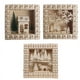 thumbnail image 4 of Cajón de madera tallada Día de Navidad Calendario de Adviento Luces LED, 4 of 4