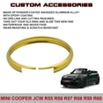 thumbnail image 5 of Xotic Tech Gold Aluminum Alloy Remote Control Key Cover Ring Rim Surrounding Compatible with Mini Cooper JCW R55 R56 R57 R58 R59 R60 R61, 5 of 8