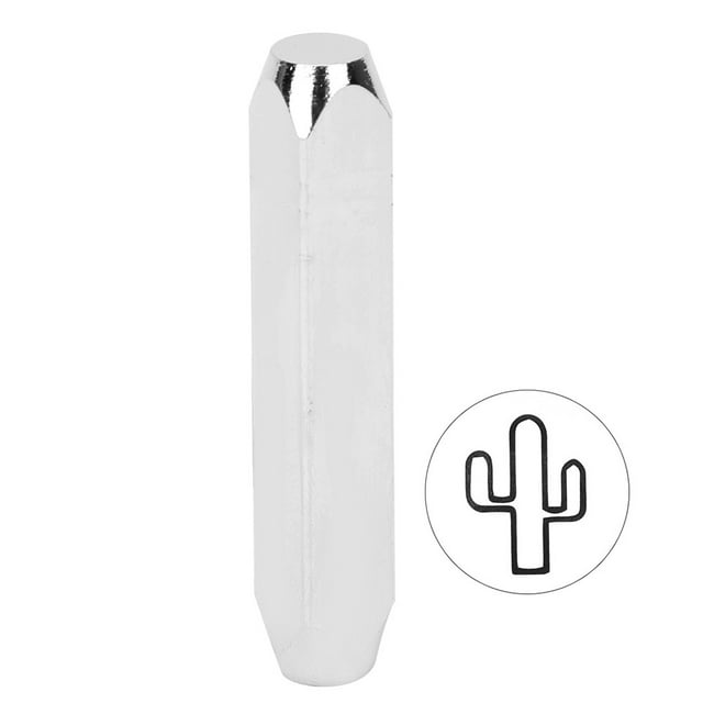 Stamp Punch Tool6mm 1/4in Carbon Steel Leather Stamp Pattern Metal Punch Stamp Built for the Future