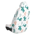 thumbnail image 2 of Wukai Turtles And Seahorses Full Set Car Seat Covers with Soft Padding Universal Auto Front Seats Protector and Cushion Mat, 2 of 5