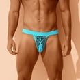 thumbnail image 2 of PEASKJP Men's Briefs Soft Breathable Bamboo Rayon Brief,Blue S, 2 of 5