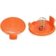 thumbnail image 2 of ER 4 cubiertas de carrete + 4 resortes de repuesto para compatible con Black Decker GH900 LST201 GH600 NST2018 CST2000, cubierta de tapa Weed Eater Wacker Rojo Verde, 2 of 5