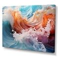 thumbnail image 2 of Designart "Merged Seashore Swells I" Beach Wall Art Living Room, 2 of 7