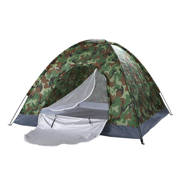 Winado 3-4 Person Camping Dome Tent for Outside Camouflage 