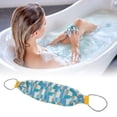 thumbnail image 5 of Unique Bargains 1 Pc Plaid Body Scrub Towel Exfoliating Towel Green Blue, 5 of 6